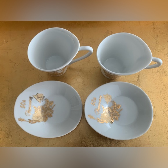 50th Anniversary Espresso Cups - Picture 3 of 4